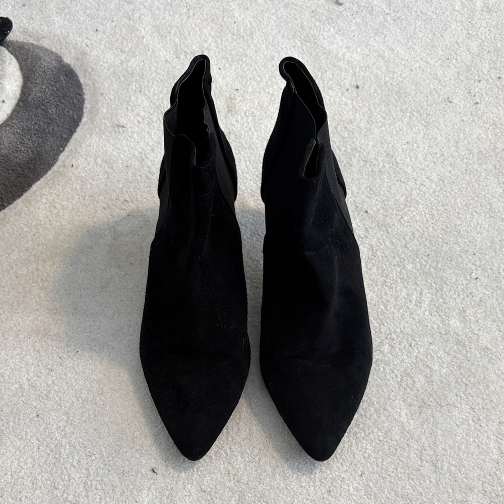 Ann Taylor Black Ankle Booties
